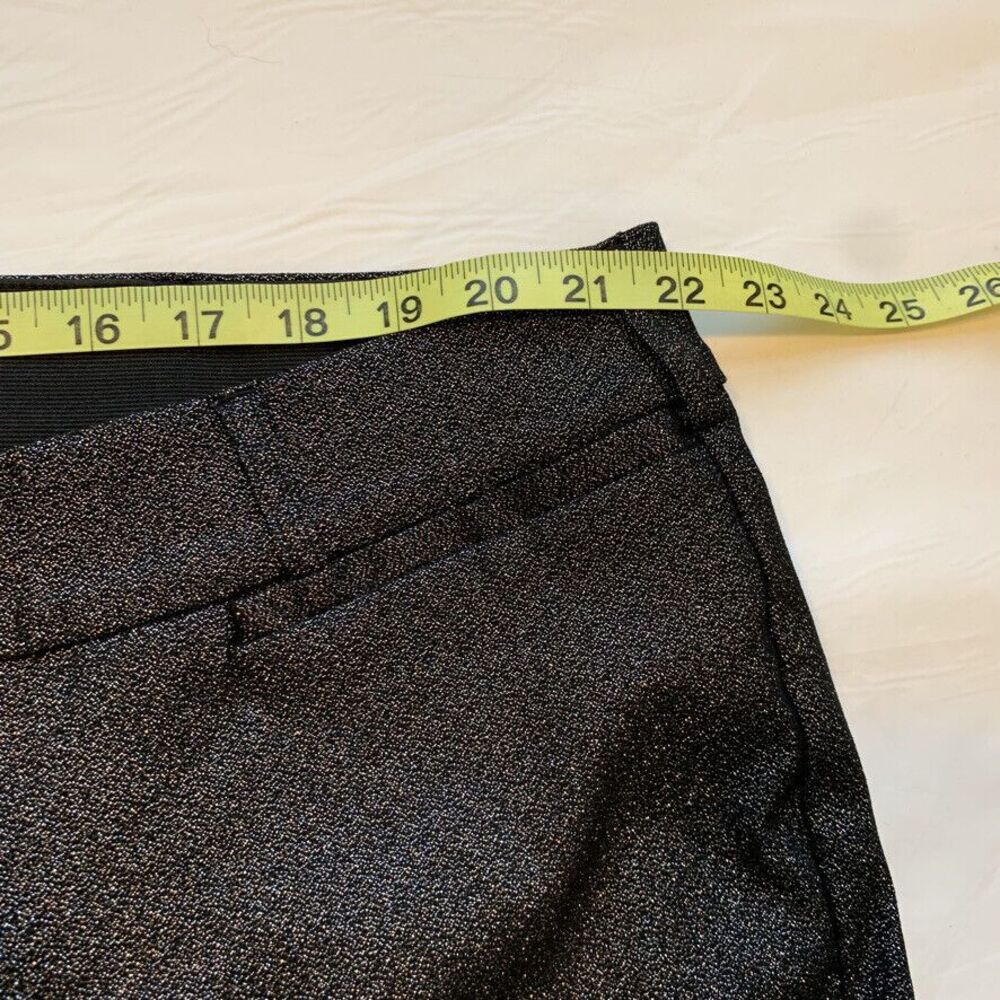 Lane Bryant Venezia The Allie Skinny Crop Jeans Stretch Sparkle Plus Size 24P - Picture 10 of 12